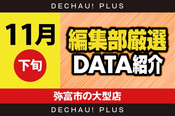【11月下旬】『弥富市の大型店』かぐや、からくり、ヴヴヴシリーズ、モンハンライズ、モンキーV、ハナハナ、ジャグラーなどから好データを目撃！ 中でもからくり、ヴヴヴ2から+10,000ptオーバーという驚異的な記録を確認できた！【編集部厳選データ紹介】